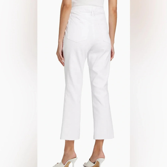 Good American Good Legs Straight-Leg Raw Hem Jeans - Picture 4 of 10